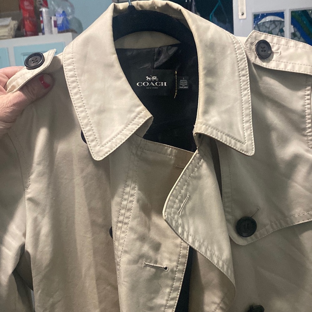 Coach Sz small raincoat.
